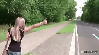 Skinny Teen nach der Schule mit genommen und gefickt